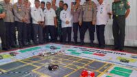 Simulasi SISPAMKOTA Digelar di Pendopo, Cegah Potensi Konflik Selama Tahapan Pemilu di Bojonegoro