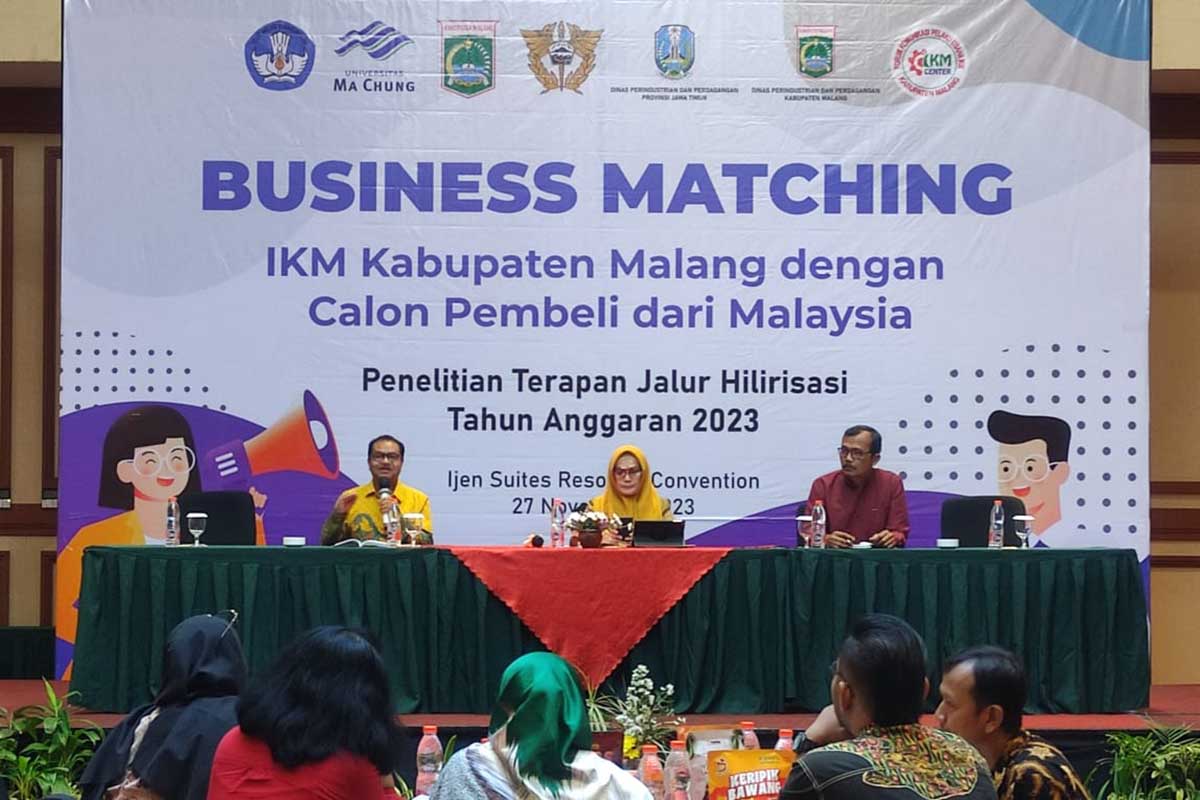 Universitas Ma Chung menggelar Business Matching. (rhd) - Upayakan Ekspor, Universitas Ma Chung Fasilitasi IKM Kabupaten Malang dan Calon Pembeli Malaysia