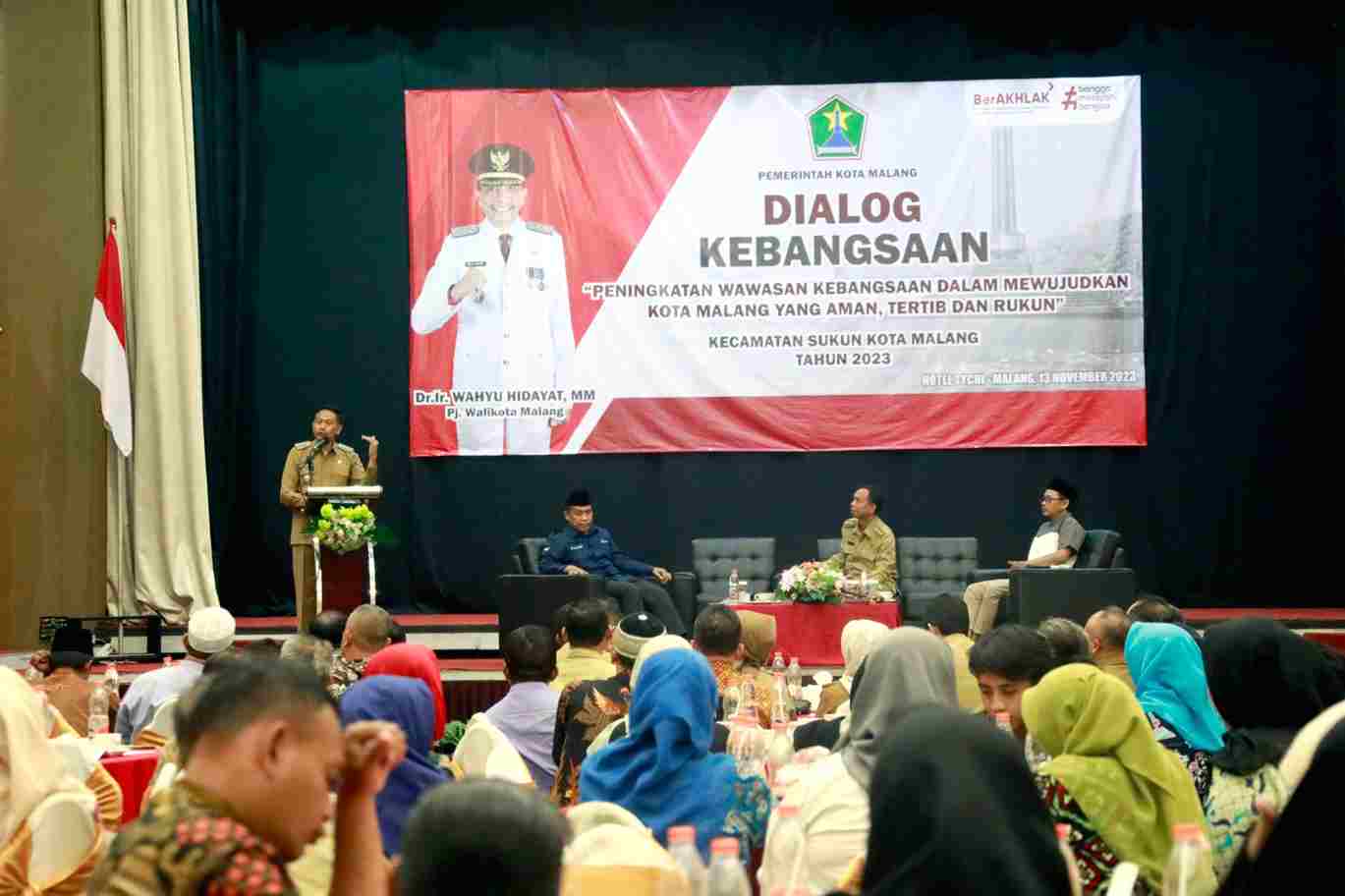 Pj Wali Kota Malang Ajak Masyarakat Jaga Kondusifitas Kota Malang