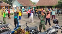 Tingkatkan Imun, Babinsa Kedungkandang Senam Bersama Karang Wreda dan Warga Wonokoyo