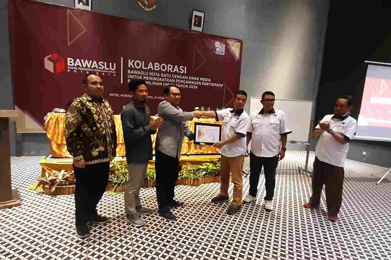 Kolaborasi Awak Media Dan Bawaslu Batu melalui Mappilu