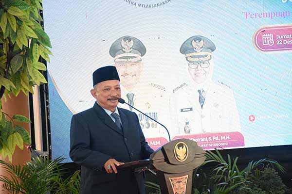 Bupati Situbondo, Karna Suswandi. (Seru co.id/fin) - Pesan Mendalam Bupati Situbondo pada Peringatan ke-95 Hari Ibu