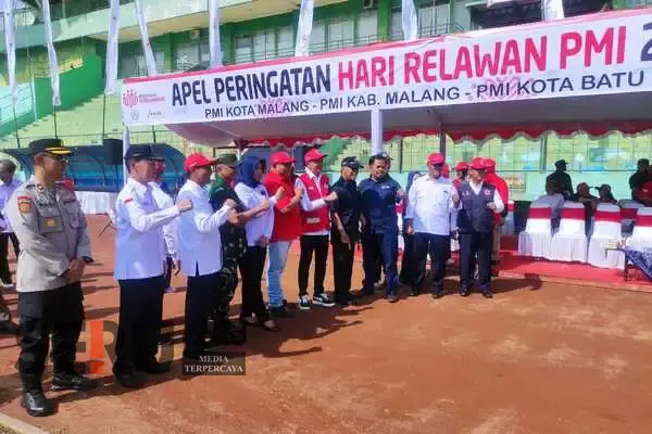 Dandim 0833 Bersama Forkopimda Hadiri Apel Peringatan Hari Relawan PMI 2023
