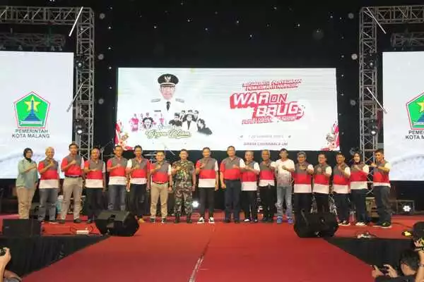Dandim 0833 Hadiri Sosialisasi Penyadaran Pemuda Anti Narkoba 'War On Drugs'