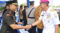 Dandim 0833 hadiri upacara Sertijab Danlanal Malang. (ist) - Dandim 0833 Hadiri Upacara Sertijab Danlanal Malang