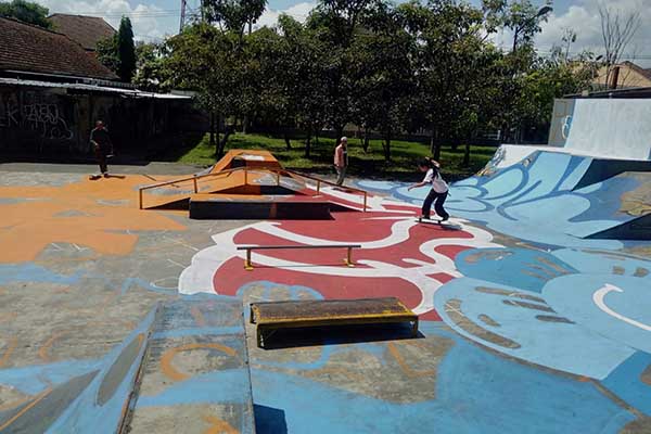 Extreme Park dicat menyambut MLG NUHAT URAB Volume 2 pada 31 Desember nanti. (Seru.co.id/ws10) - Malang Graffiti Movement: Grafiti Tidak Selalu Tentang Vandalisme