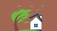 Ilustrasi bencana hujan desar disertai angin kencang yang mengakibatkan rumah warga rusak. (ist) - BPBD Kabupaten Malang Petakan 12 Wilayah Berpotensi Bencana Puting Beliung