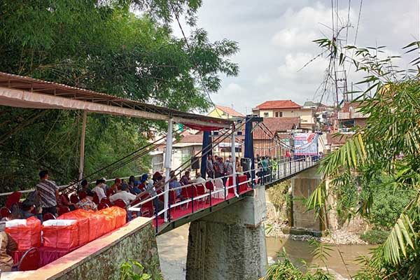 Jembatan Lembayung. (Seru.co.id/ws10) - Tasyakuran Jembatan Lembayung, Pj Walikota: Semoga Bermanfaat untuk Perekonomian