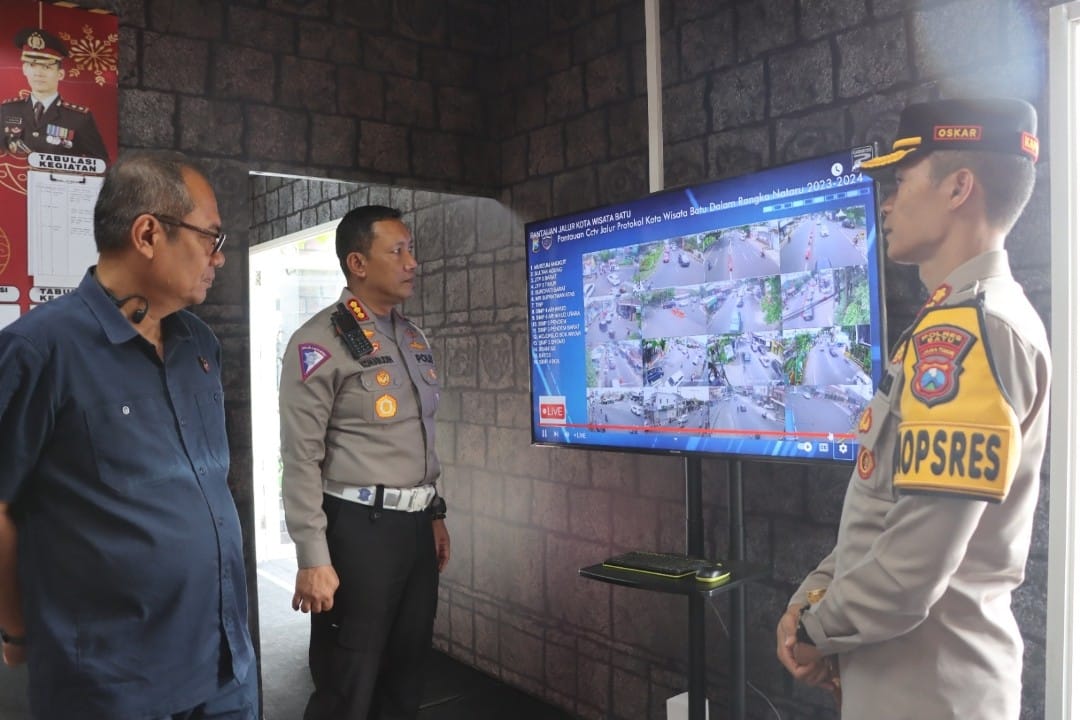 PJU Polda Jatim Patroli Udara dan Survei Jalur Darat Kota Batu