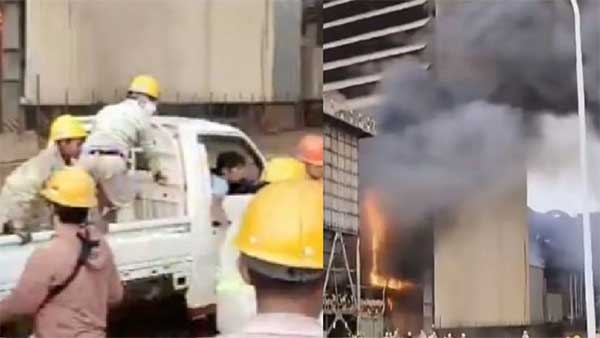 Kebakaran smelter di Morowali. (ist) - Korban Kebakaran Smelter di Morowali Bertambah Jadi 16 Orang