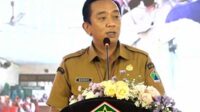 Kepala Dinas Sosial P3AP2KB, Donny Sandito W SP STP MSi menyampaikan laporan. (ws9) - Evaluasi dan Tindak Lanjut, Kota Malang Mendekati Zero Stunting