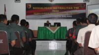 Kodim 0833 sosialisasi netralitas TNI pada Pemilu 2024. (ist) - Kodim 0833 Sosialisasi Netralitas TNI Pada Pemilu Tahun 2024