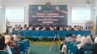 Pengukuhan Guru Besar Polinema dan orasi ilmiah. (ws10) - Polinema Tutup Tahun 2023 dengan Penambahan Lima Guru Besar
