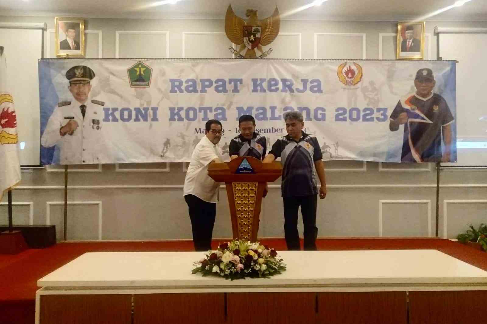 Pj Wali Kota Malang Bersama Koni Malang dan Jawa Timur Launching Sport Tourism
