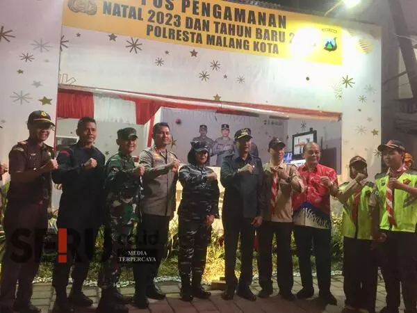 Malam Natal, Pj Wali Kota Malang Bersama OPD Pantau Gereja Hingga Arus Lalu Lintas
