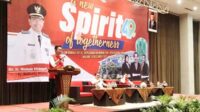 Pj Wali Kota Malang menyampaikan apresiasinya kepada semua pihak Tugu Tirta. (Seru.co.id/ws10) - 49 Tahun Perumda Tugu Tirta, Pj Walikota: Hanya Tugu Tirta yang Tidak Terdapat Masalah Penilaian Kinerja 2023