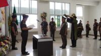 Prosesi pengambilan sumpah jabatan Kasi Barang Bukti dan Barang Rampasan Kejari Batu. (ist) - Jabatan Kasi Barang Bukti dan Barang Rampasan Kejari Batu Berpindah Tangan