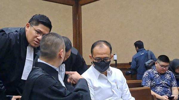Sidang tersangka Rafael Alun Trisambodo. (ist) - Ingin Perkaya Diri, Rafael Alun Dituntut 14 Tahun Bui