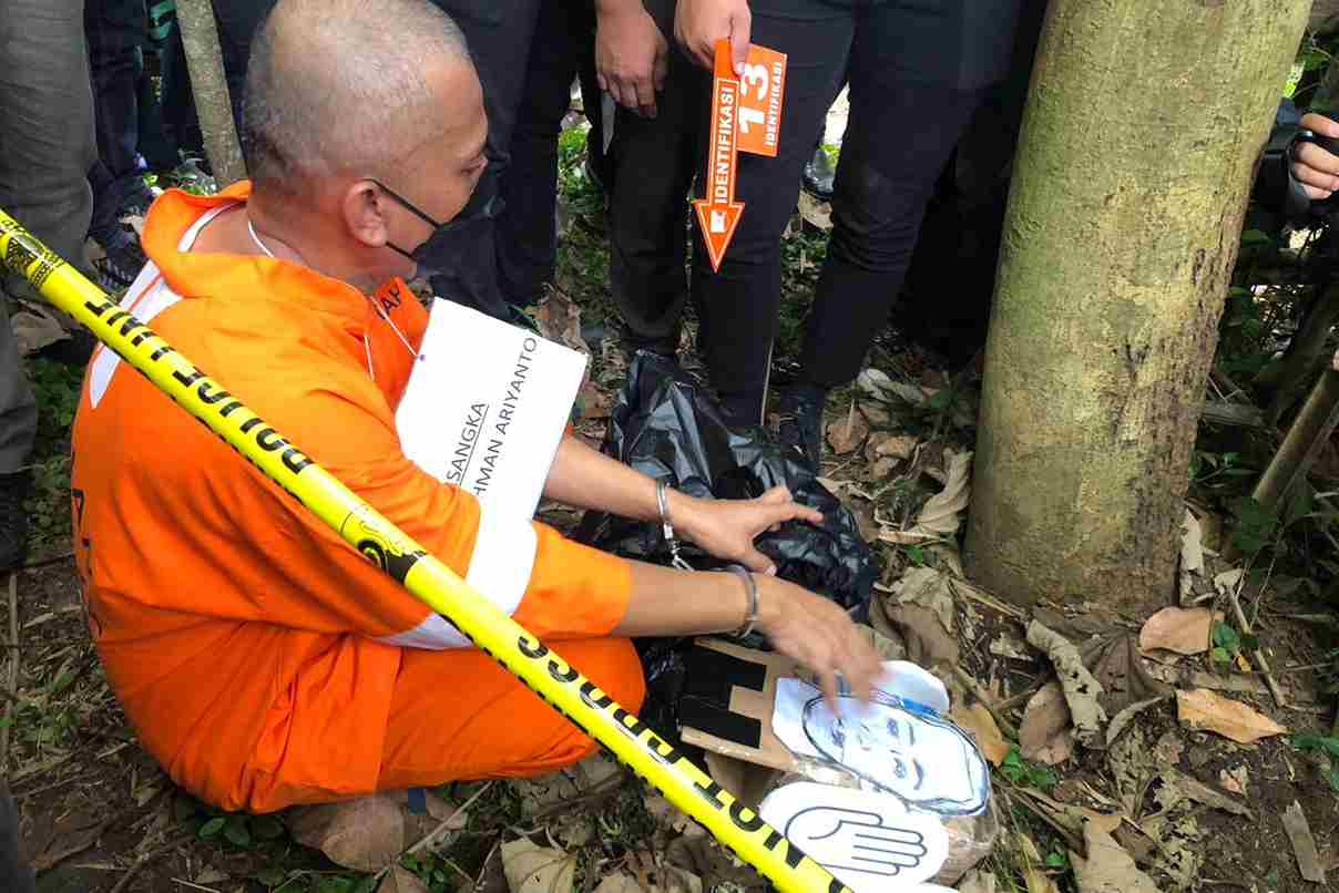 Pelaku Mutilasi Rumah Kos Sawojajar Perankan 21 Adegan Saat Membunuh dan Memutilasi Korban