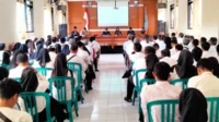Babinsa Sukun Hadiri Pelantikan KPPS Kelurahan Bandulan