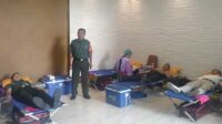 Babinsa Sukun turut baksos donor darah TNI-Polri bersama rakyat. (ist) - Babinsa Sukun Turut Baksos Donor Darah TNI-Polri Bersama Rakyat