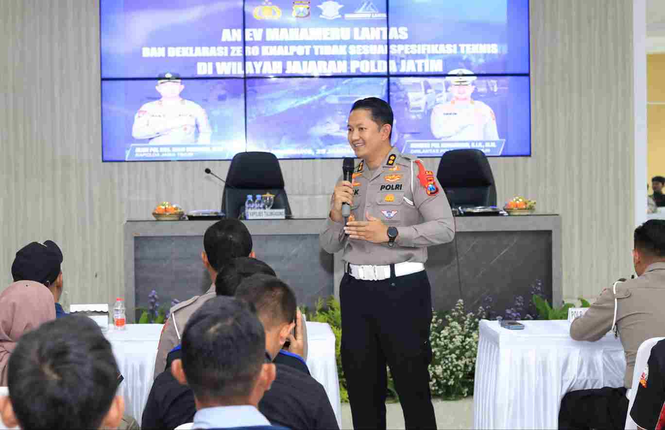 Polda Jatim Deklarasi Bersama Mewujudkan Zero Knalpot Brong