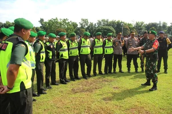 Kodim 0833 Kerahkan Personel Amankan Kunker RI-2 di Kota Malang