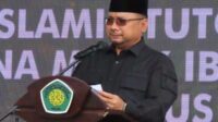 Menteri Agama dalam peresmian Gedung Ma'had al Jamiah UIN Maliki Malang. (ist) - Kemenag Resmikan Gedung Ma'had Al Jamiah UIN Maliki Malang