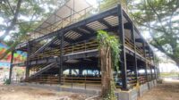 Parkir vertikal Stadion Gajayana dalam tahap uji coba, sebelum dimaksimalkan pada akhir Januari 2024. (rhd) - Parkir Vertikal Gajayana Akan Beroperasi Akhir Januari 2024