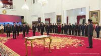 Pelantikan anggota KPPU. (ist) - Presiden Jokowi Lantik 9 Anggota KPPU