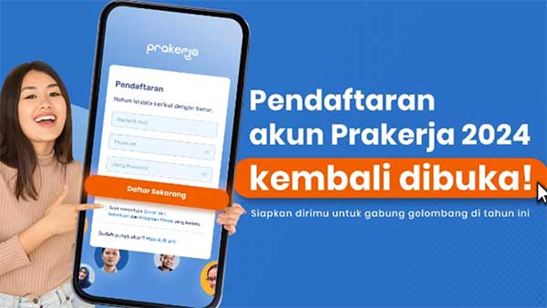 Pendaftaran Kartu Prakerja 2024. (ist) - Pemerintah Targetkan 1,2 Juta Orang Ikut Kartu Prakerja