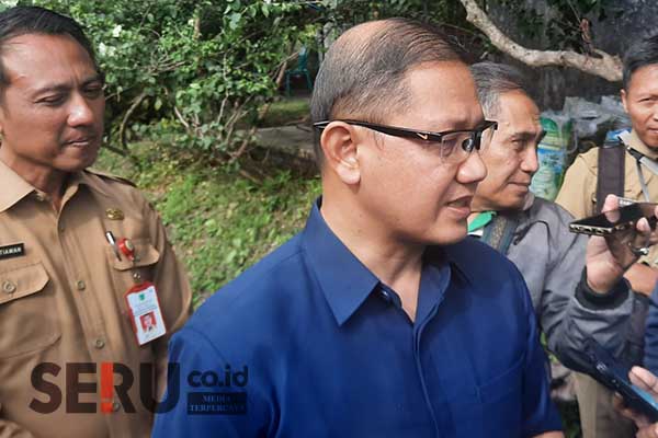 Pj. Wali Kota Batu, Dr Aries Agung Paewai SSTP MM. (Seru.co.id/dik) - Gate Parkir Pasar Among Tani Siap Beroperasi, ini Pesan Pj. Wali Kota Batu