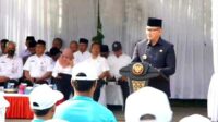 Pj. Wali Kota Batu saat menghadiri Hari Amal Bhakti Kementerian Agama ke-78. (ist) - Pesan Pj Wali Kota Batu di Peringatan Hari Amal Bhakti Kementerian Agama ke-78