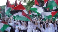 Peringati 100 Hari Genosida, Warga Malang Raya Aksi Bela Palestina