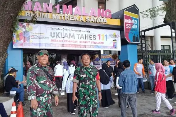 Babinsa Klojen Monitoring Uklam Tahes Alumni SMAN 1 Malang
