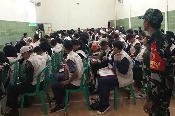 Babinsa Sukun dampingi Bimtek PTPS Tanjungrejo dan Mulyorejo. (ist) - Babinsa Sukun Dampingi Bimtek Petugas PTPS Tanjungrejo dan Mulyorejo