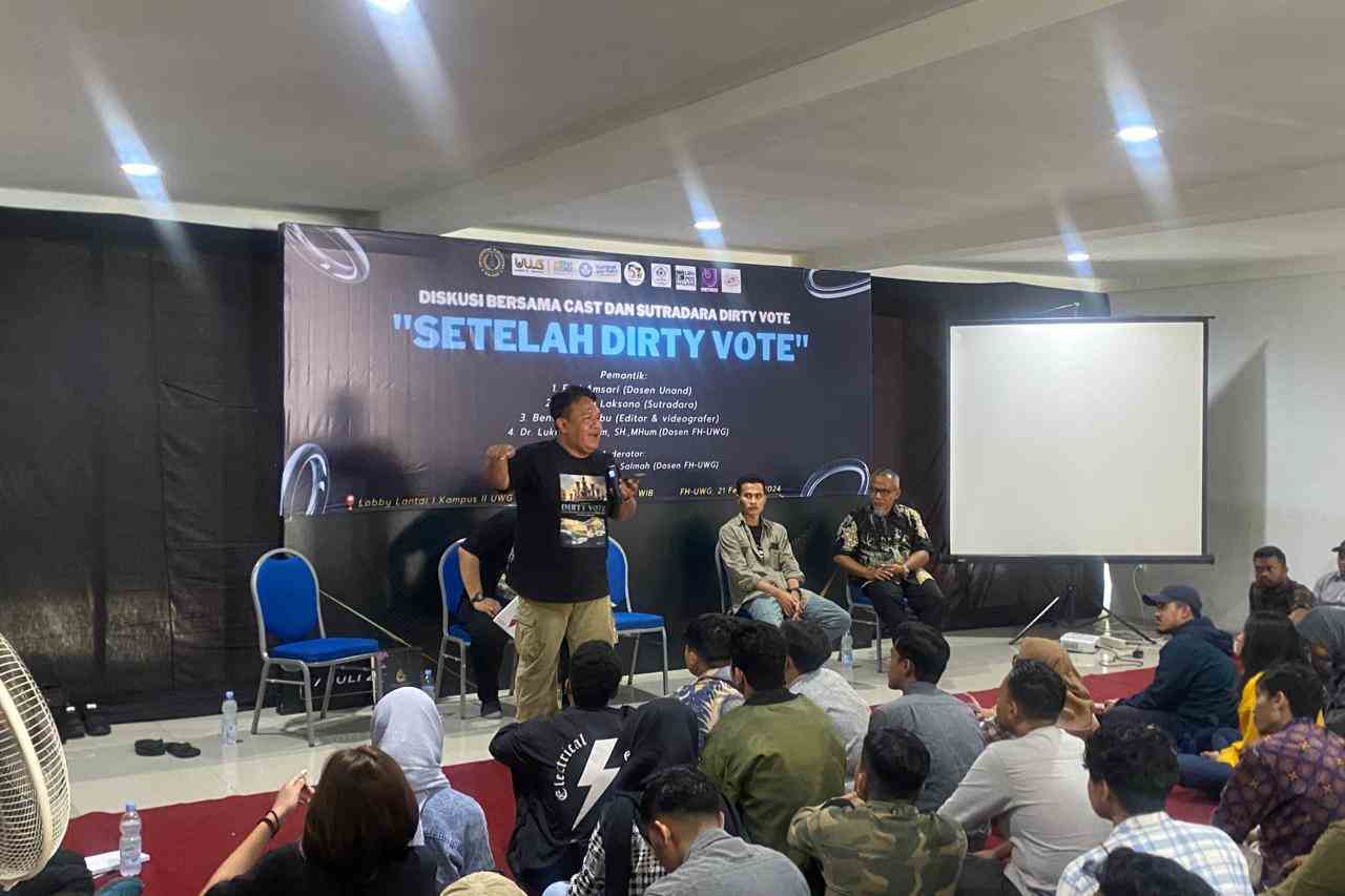 Dandhy Tegaskan Dirty Vote Tidak Ada Hubungan Dengan Paslon