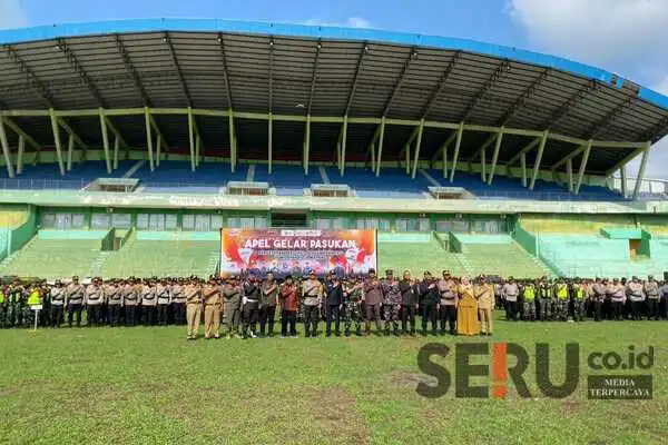 Apel Gelar Pasukan, Pj. Wali Kota Malang: Ribuan Personel Siap Amankan Pemilu 2024