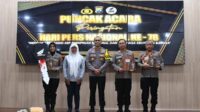 Foto bersama para pemenang lomba jurnalistik. (ist) - Seru dan Meriah, JPM dan Polres Malang serta Jajaran Gelar HPN 2024