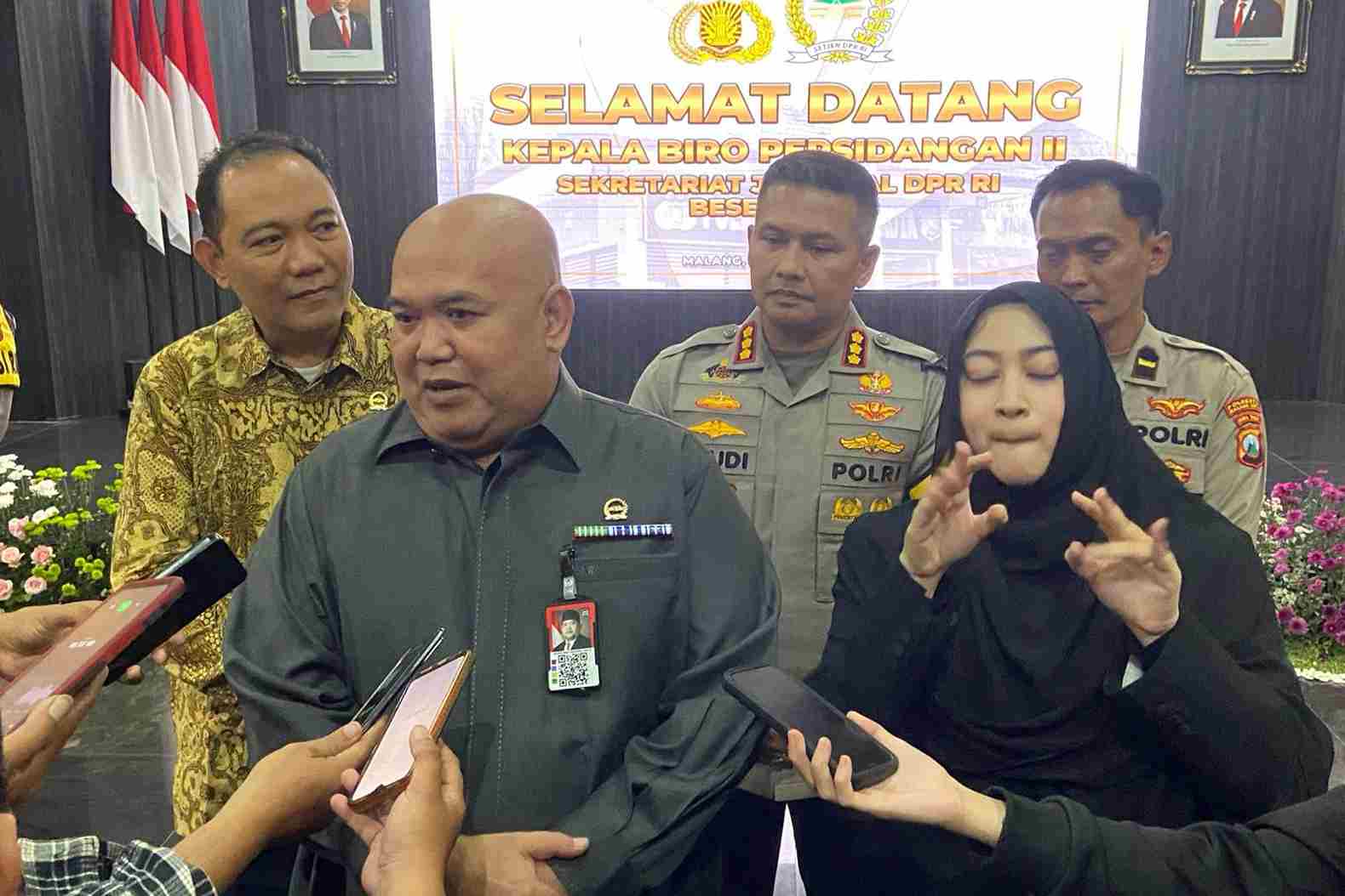 Sekjen DPR RI Belajar ke Polresta Malang Kota Terkait Status WBPM