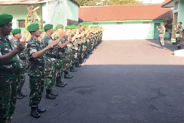 Kodim 0833 siagakan personel pasca Pemilu 2024. (ist) - Bentuk Antisipasi, Kodim 0833 Siagakan Personel Pasca Pemilu 2024