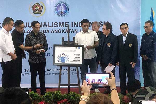 Mendikbudristek resmikan Sekolah Jurnalisme Indonesia versi baru. (ist) - Resmikan Sekolah Jurnalisme Indonesia Versi Baru, Mendikbudristek: Lahirkan Produk Jurnalistik Berkualitas