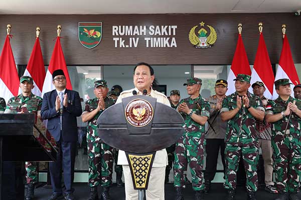 Menhan Prabowo Subianto. (ist) - Kemenhan Buka Alasan Jokowi Beri Pangkat Jenderal Kehormatan ke Prabowo