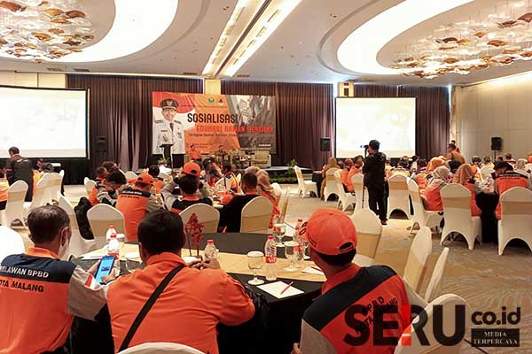 Para peserta diharapkan dapat memberikan pelatihan pengetahuan pada masyarakat tentang kebencanaan. (Seru.co.id/ws10) - Pj Wali Kota Malang Gelar Sosialisasi dan Edukasi Wujudkan Kota Malang Tangguh Bencana