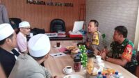 Pasiops Kodim 0833 hadiri rakor pengamanan pengajian Rodhatul Jannah Jalan Ijen. (ist) - Pasiops Kodim 0833 Hadiri Rakor Pengamanan Pengajian Rodhatul Jannah Jalan Ijen