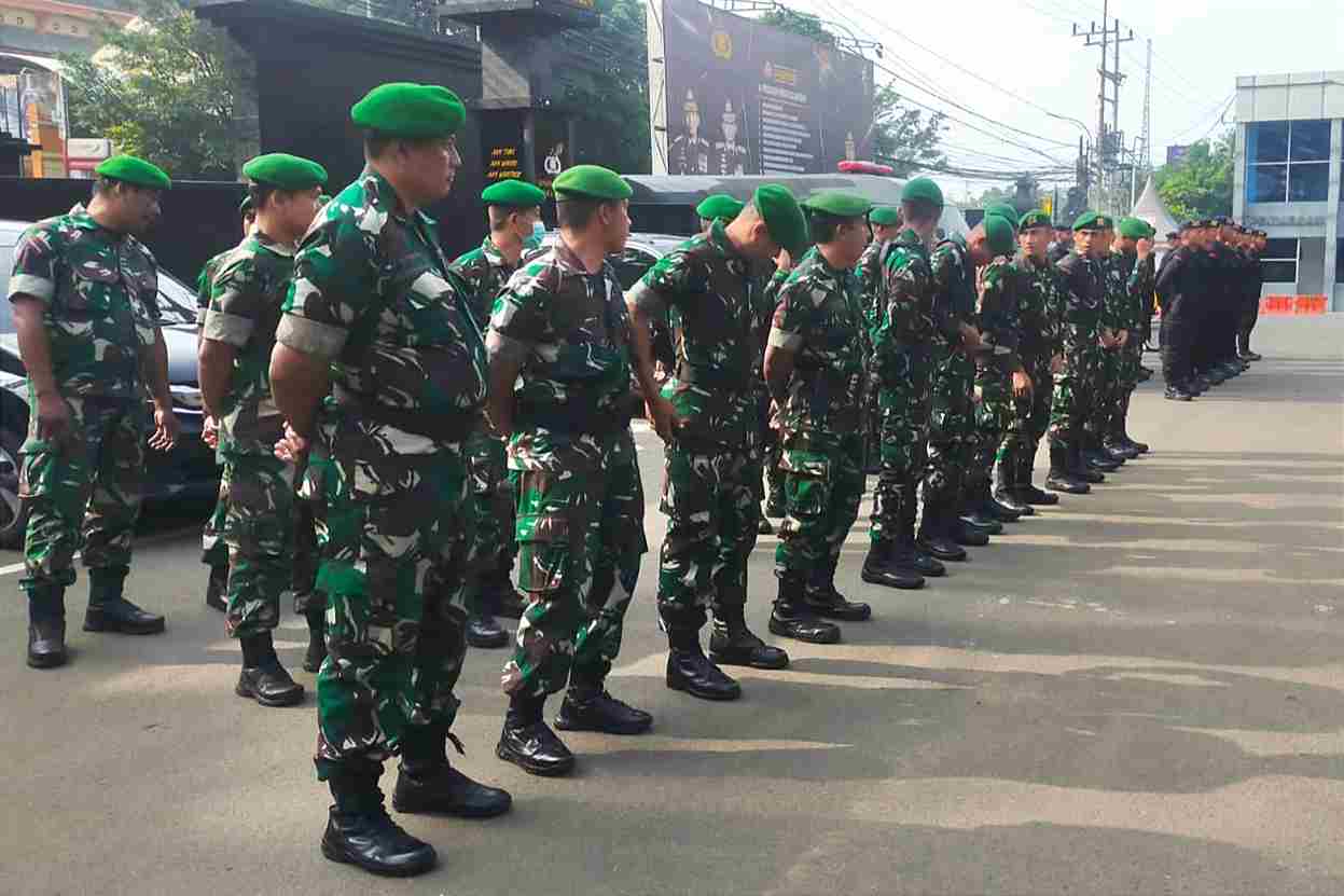 Personel Kodim 0833 Ikuti Apel Siaga Patroli Pemilu 2024