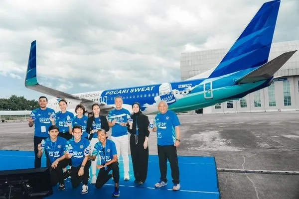 Garuda Indonesia Livery Pocari Sweat, Komitmen Dukung Sport Tourism di Indonesia