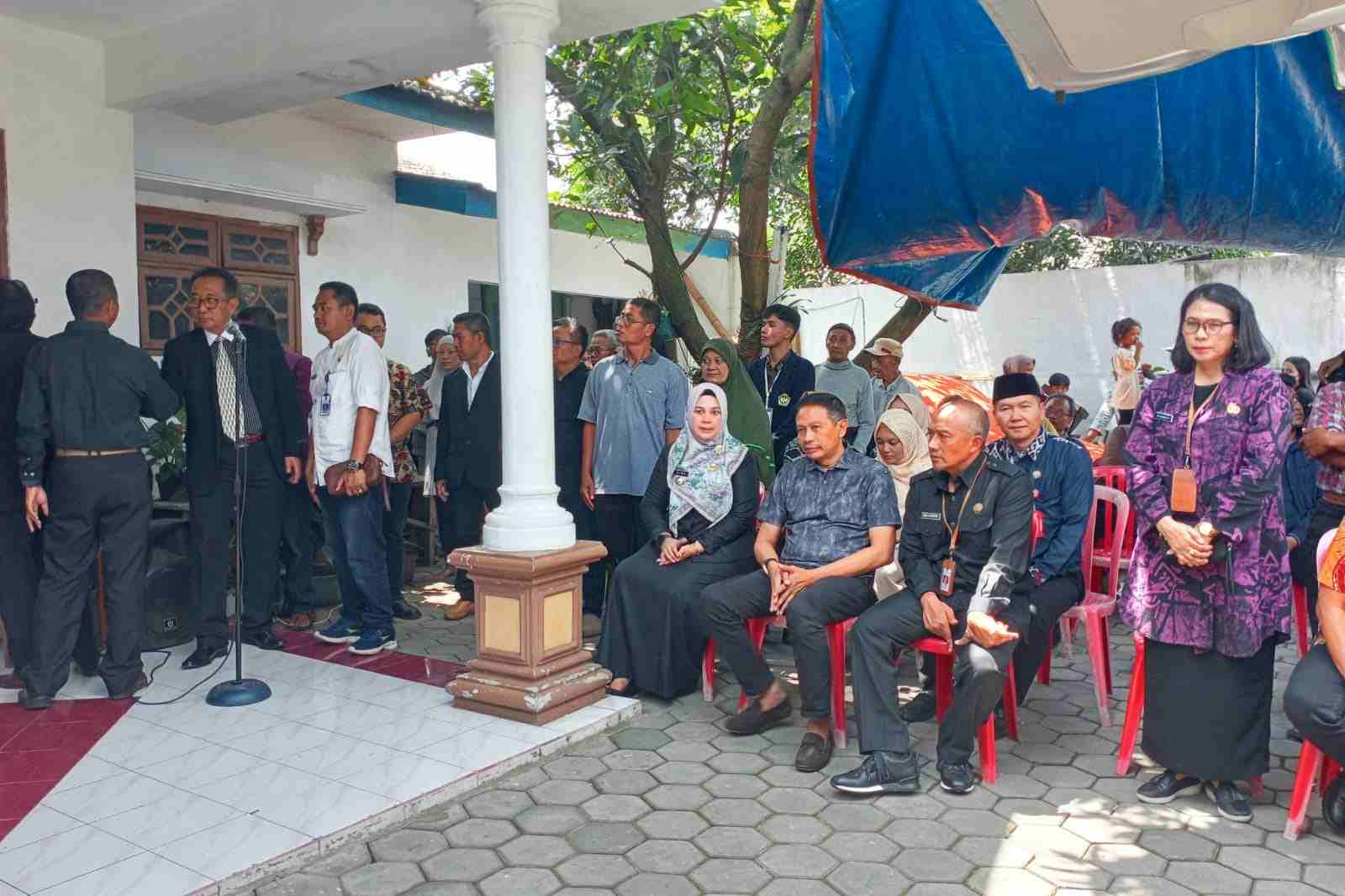 Pj Wali Kota Malang Turut Berdukacita Meninggalnya Ketua KPPS Sigit Widodo