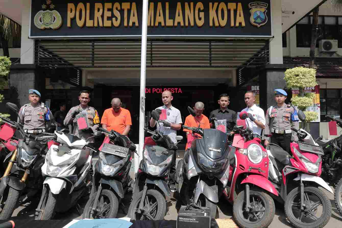 Polresta Makota Ringkus Curanmor Dan Penadah di Purwosari Pasuruan