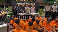 Polres Malang Amankan 10 Tersangka Curanmor Dari 29 Laporan